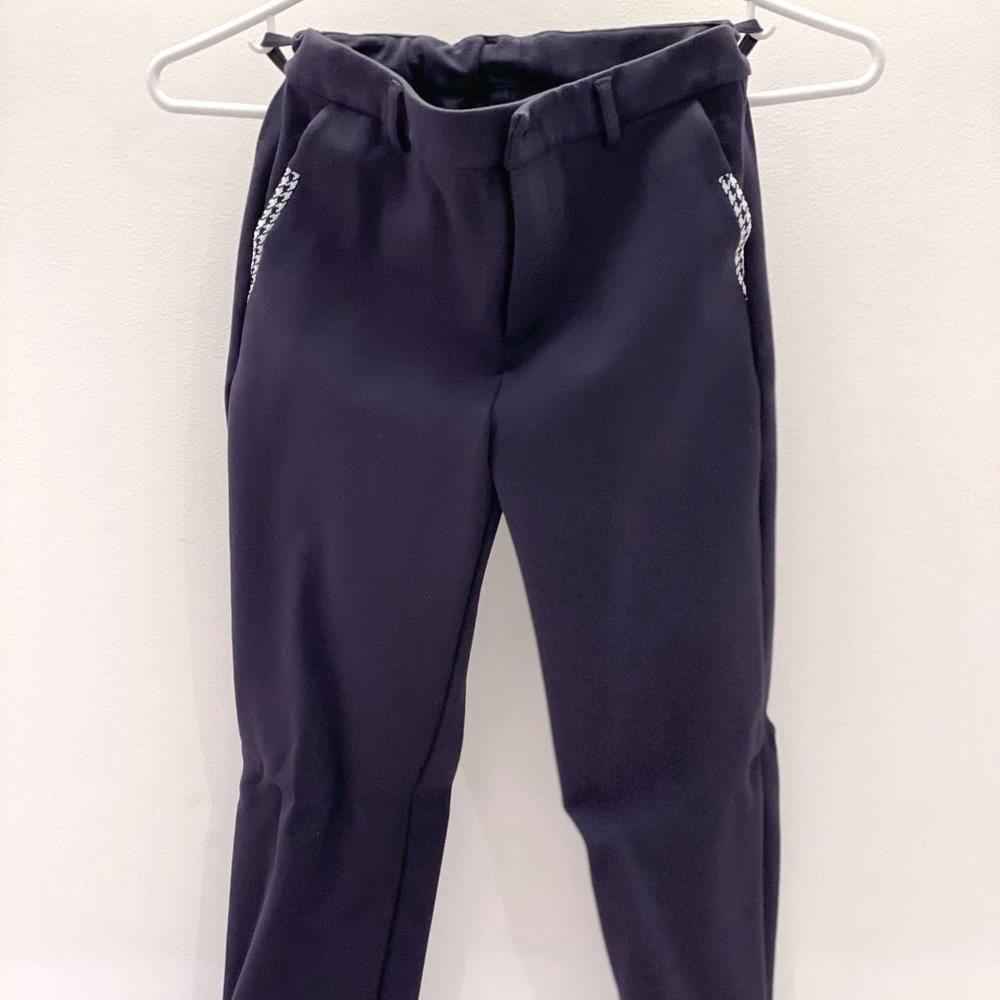 Nicholas & Bears Navy Wool Blend Dress Pants